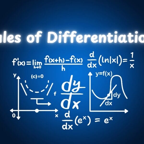 Basic rules of differentiation for learning derivatives