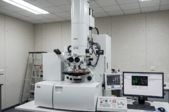 Negative staining technique in transmission electron microscopy