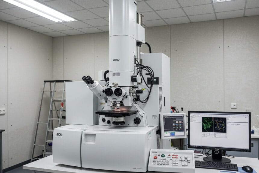 Negative staining technique in transmission electron microscopy